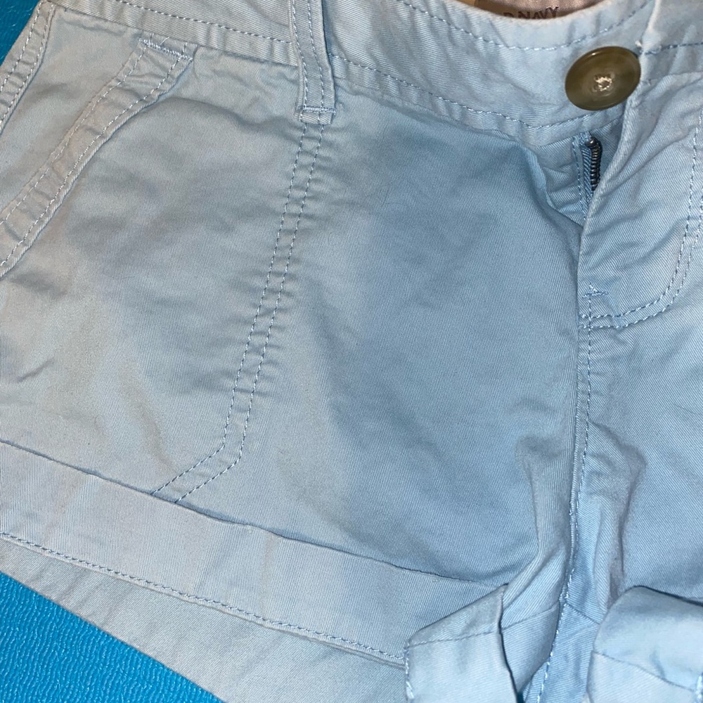 Old Navy Blue Cargo Shorts Casual Style